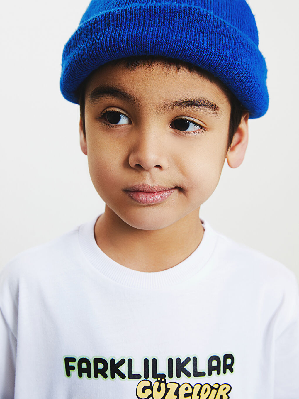 Beyaz Gülen Gözleri Fark Et Projesi - Pamuklu Bebek Tişört-4