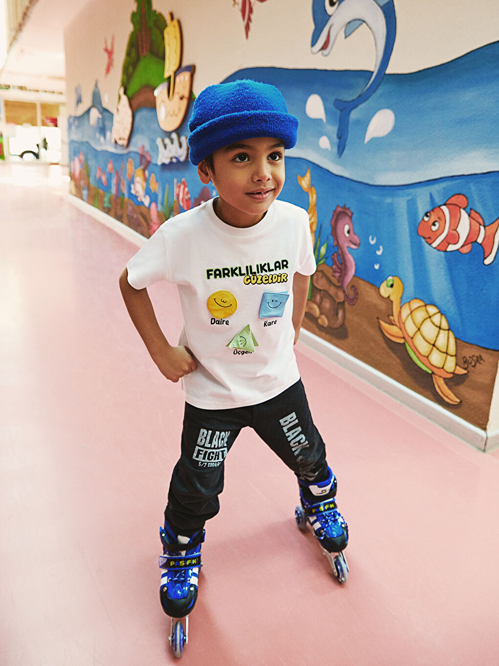 Beyaz Gülen Gözleri Fark Et Projesi - Pamuklu Bebek Tişört