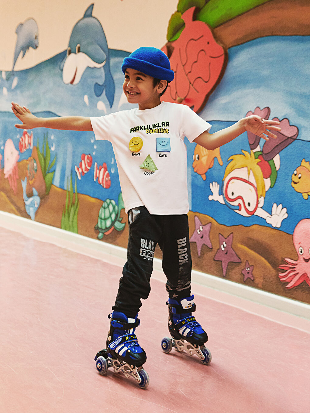 Beyaz Gülen Gözleri Fark Et Projesi - Pamuklu Bebek Tişört-2