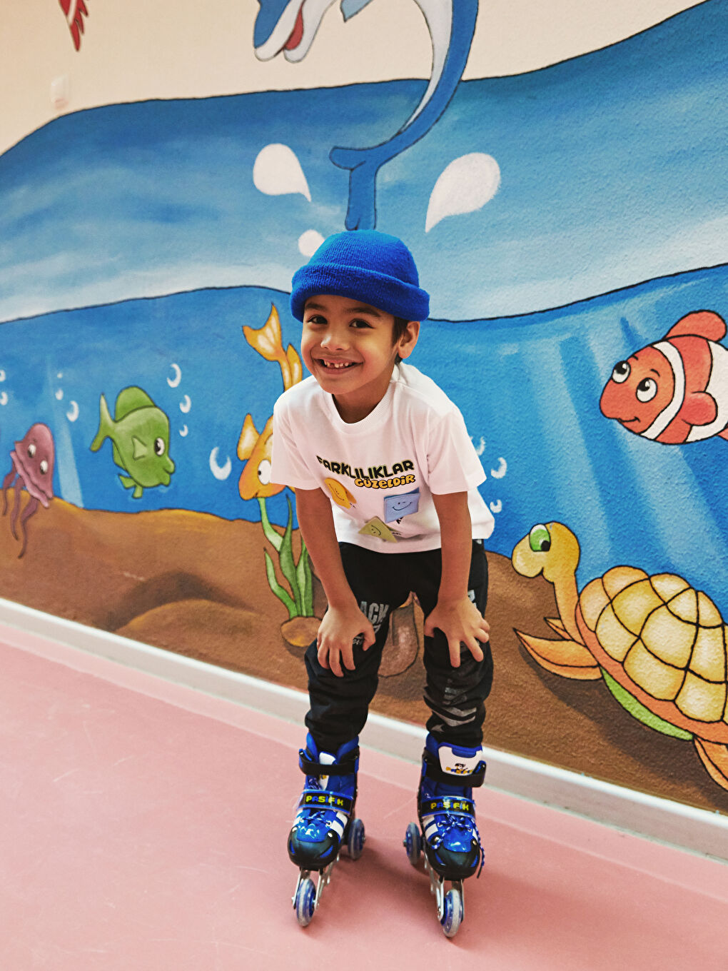 Beyaz Gülen Gözleri Fark Et Projesi - Pamuklu Bebek Tişört-3