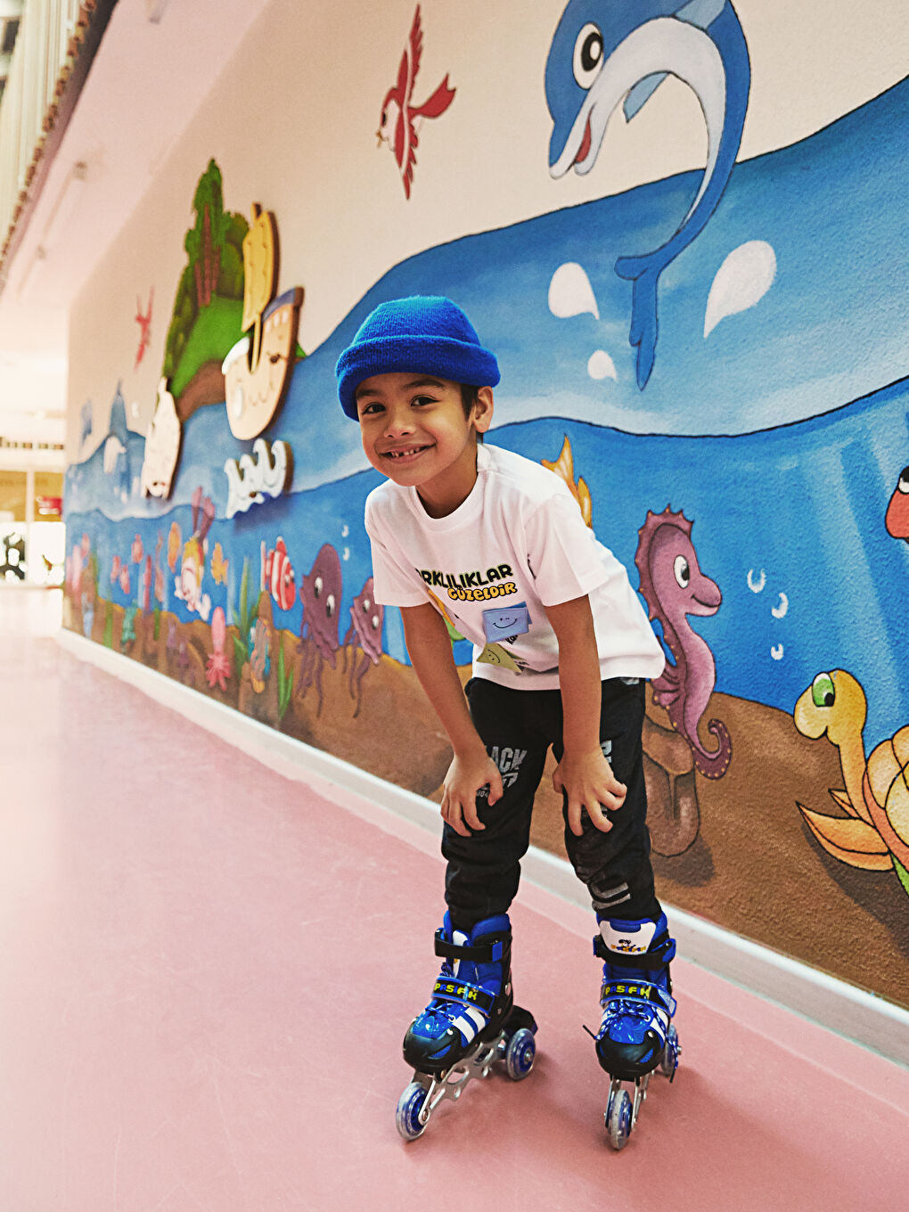 Beyaz Gülen Gözleri Fark Et Projesi - Pamuklu Bebek Tişört-1