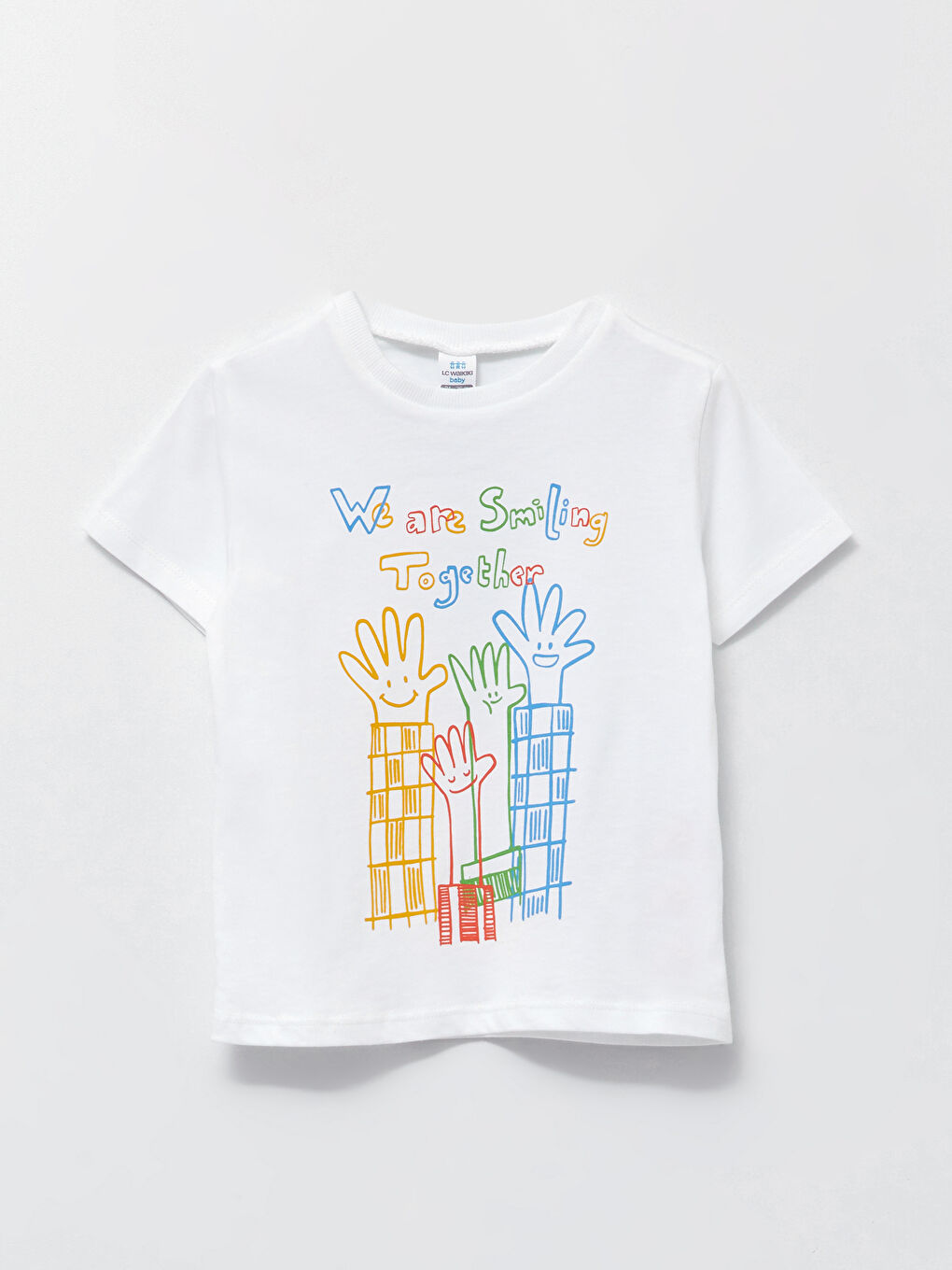 LC Waikiki Spot the Smiling Eyes Project - Baby Cotton T