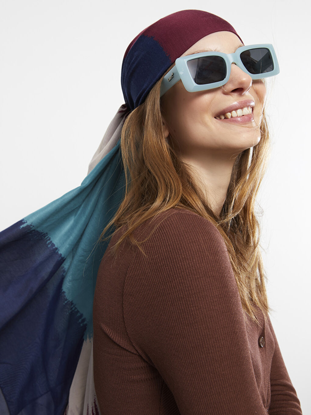 Color Block Women Shawl