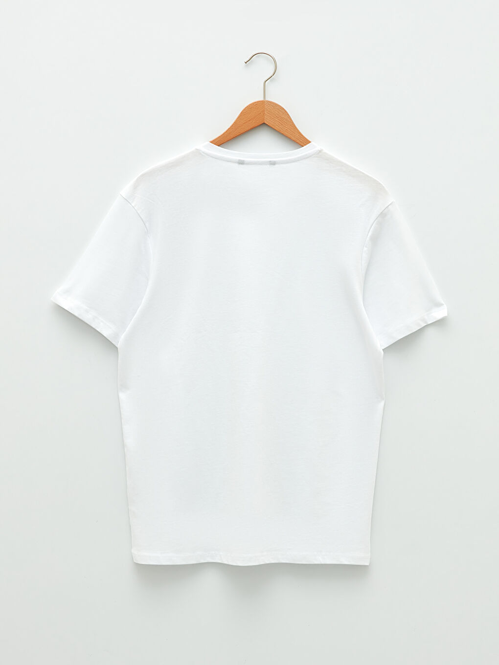 XSIDE T-shirt Basique en Coton Peigné à Manches Courtes et Col Rond pour Hommes -S2JP19Z8-Q6K