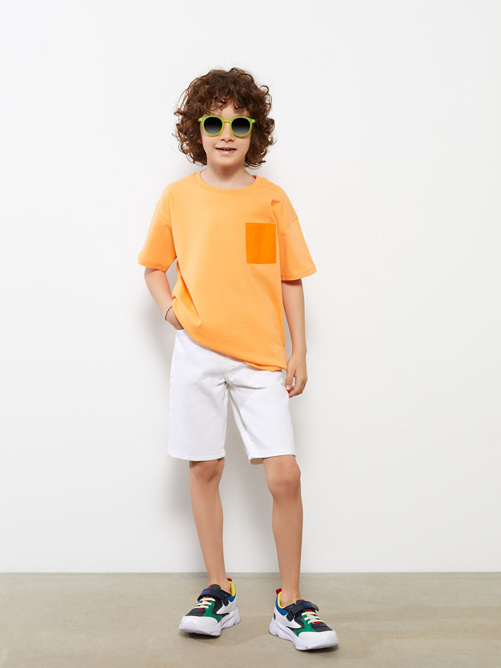 LCW Kids Basic Boys' Denim Shorts -S2JP51Z4-844