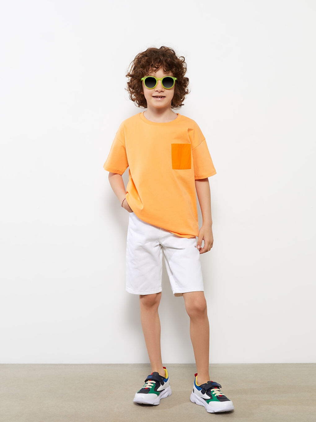 LCW Kids Basic Boys' Denim Shorts -S2JP51Z4-844