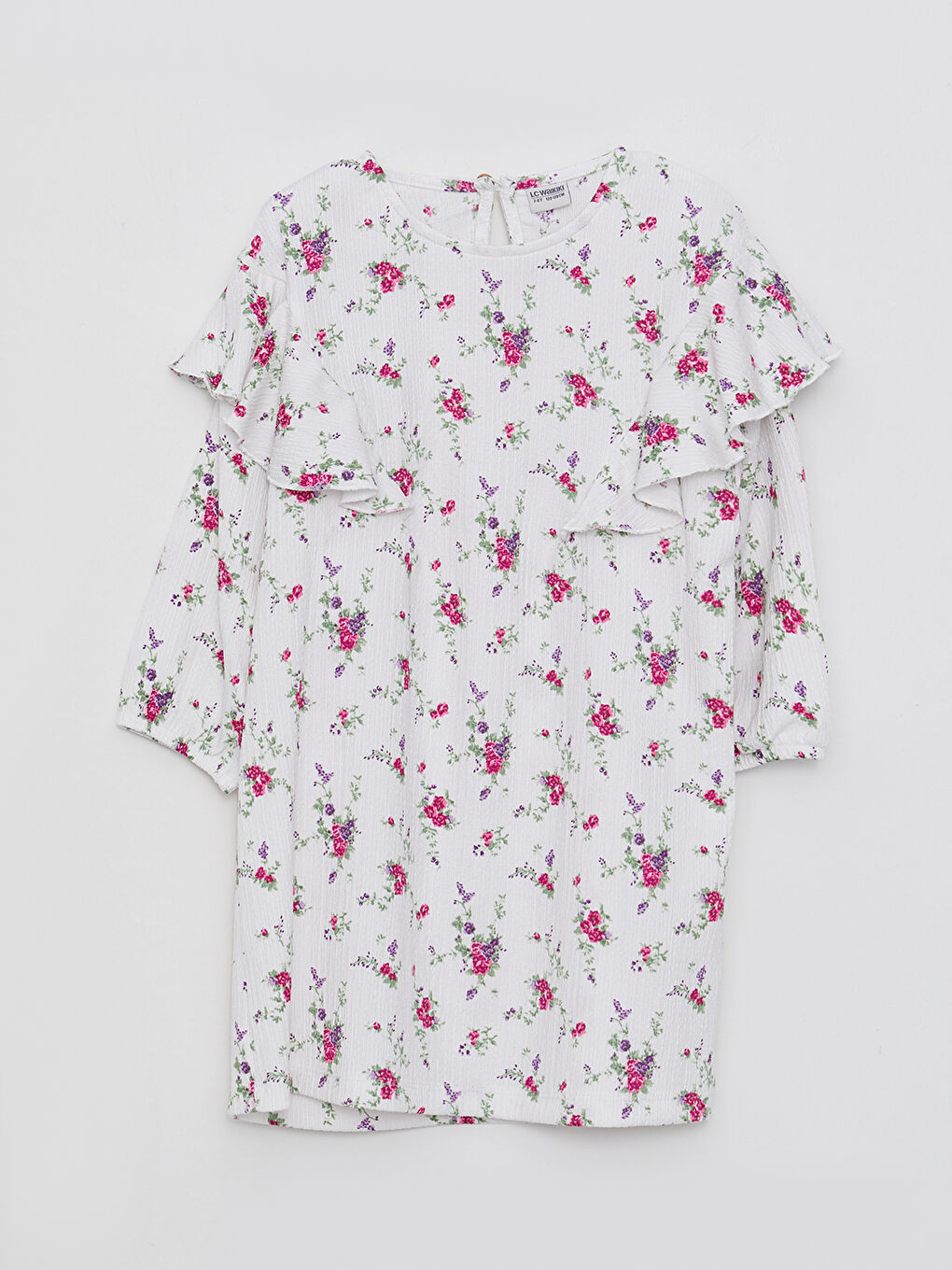 Crew Neck Printed Girls' Tunic