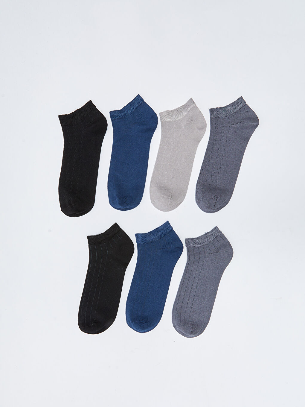 Men's Bamboo Booties Socks 7 Pack-1
