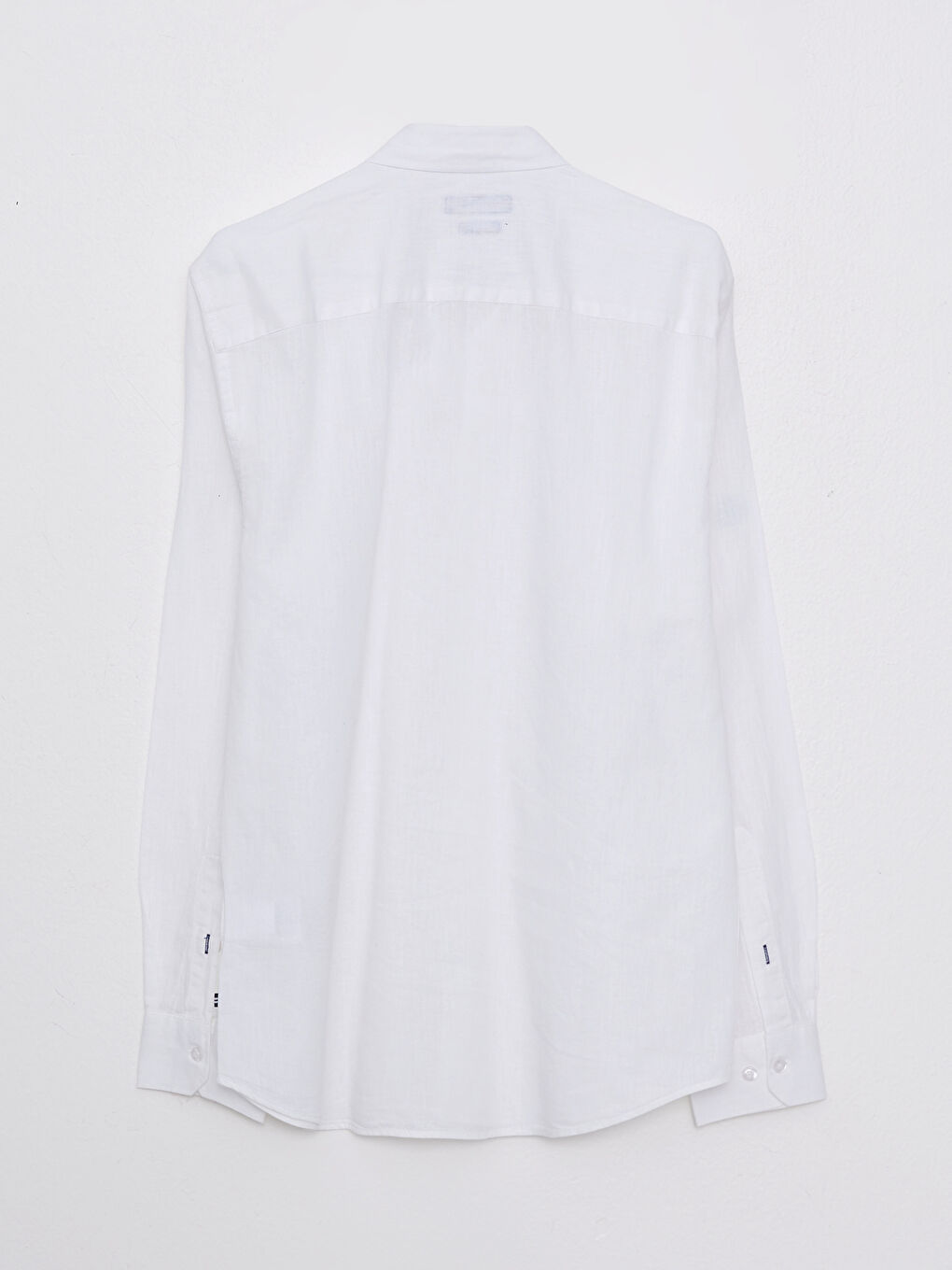Beyaz Regular Fit Uzun Kollu Erkek Gömlek-12