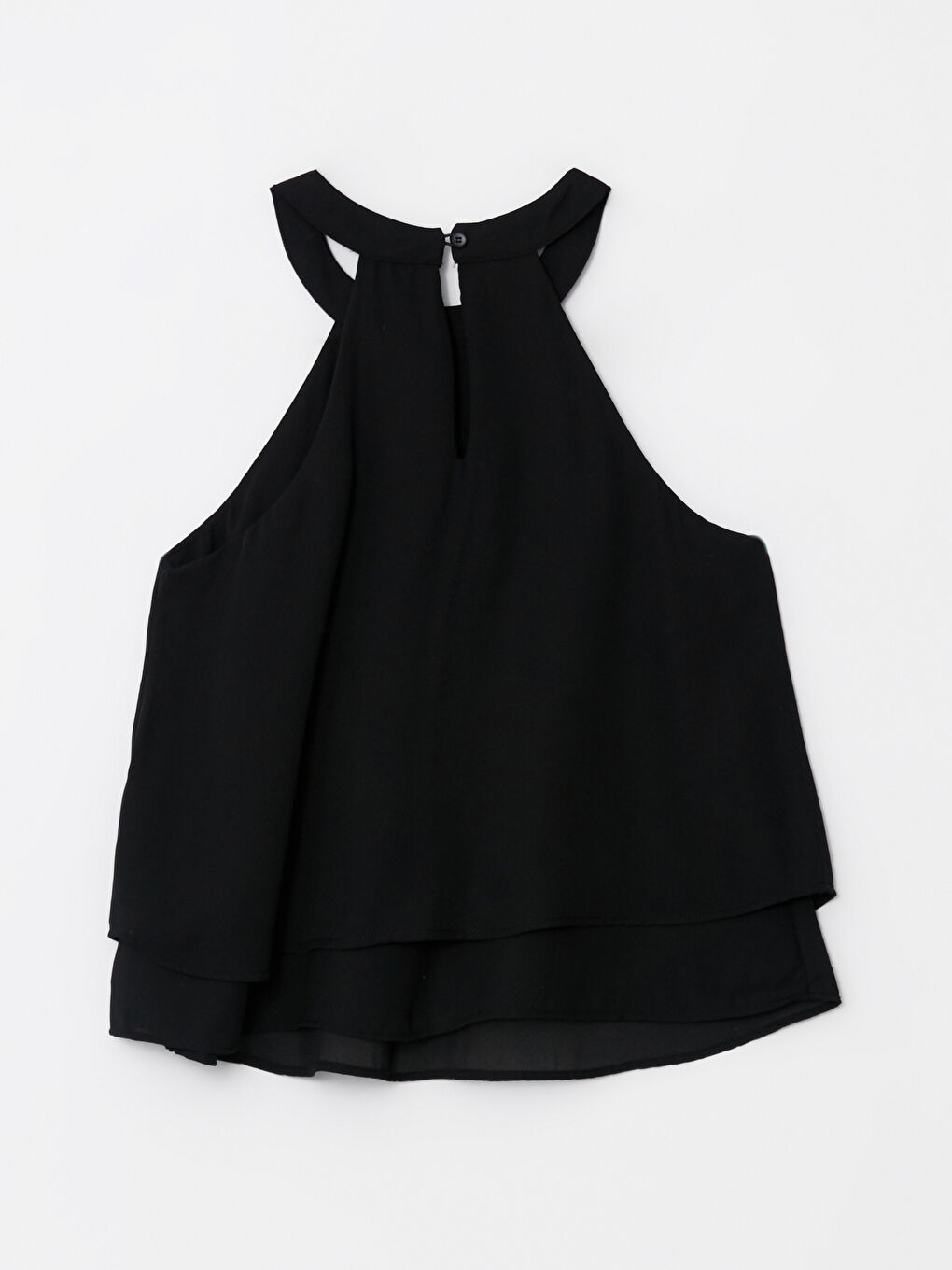 Women's Halter Neck Plain Sleeveless Blouse-6