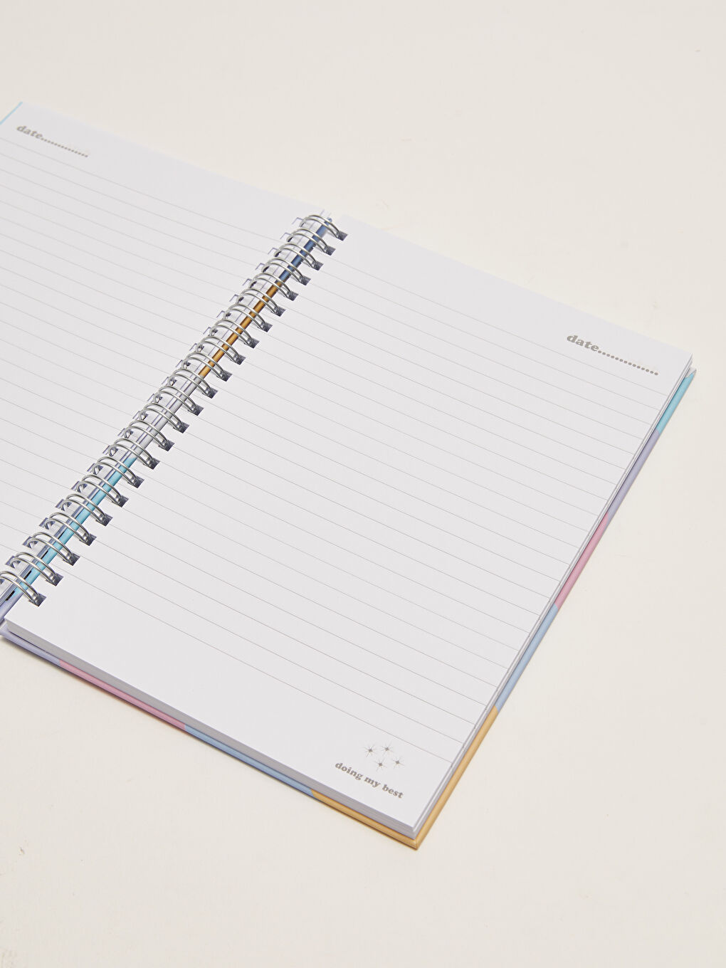 Text Printed String Notebook-1