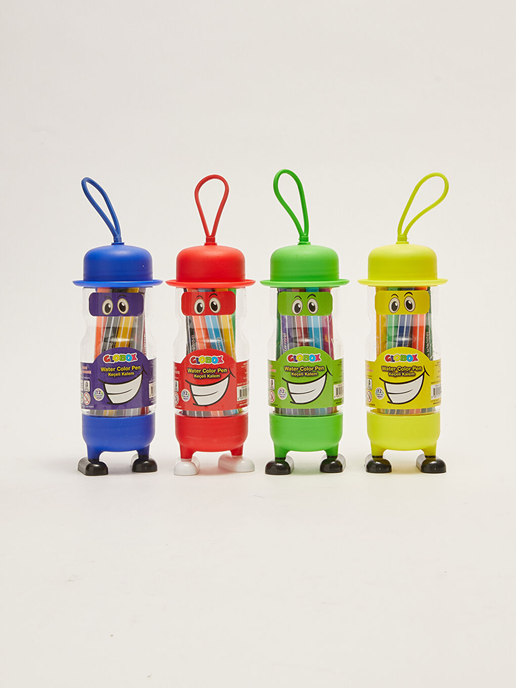 Globox 12 Color Felt Pen İn Figured Box