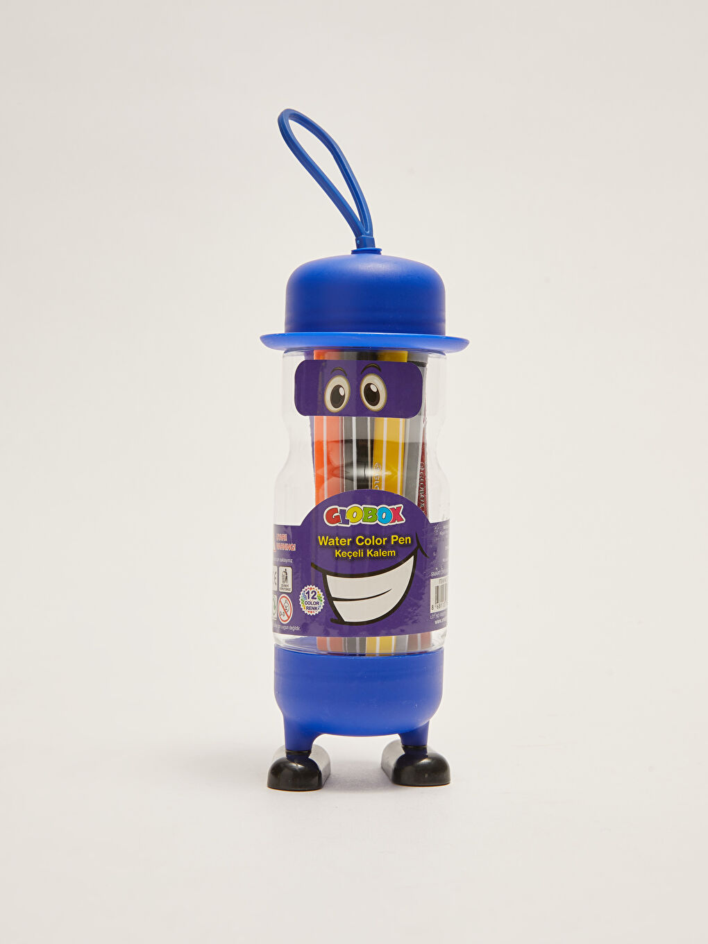 Globox 12 Color Felt Pen İn Figured Box-5