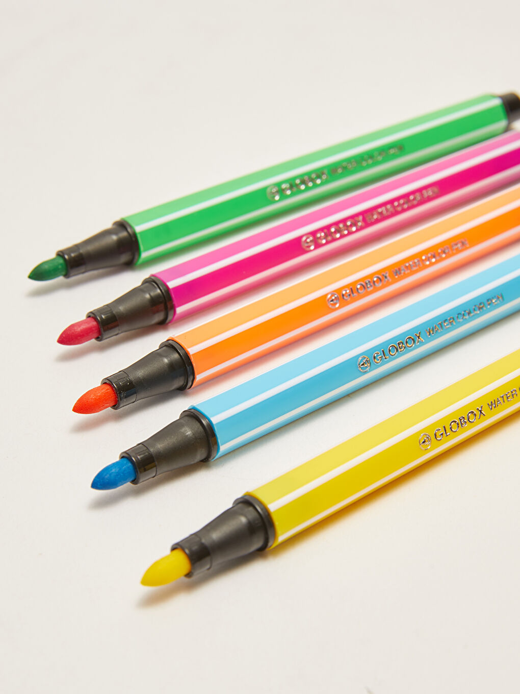 Globox 12 Color Felt Pen İn Figured Box-6