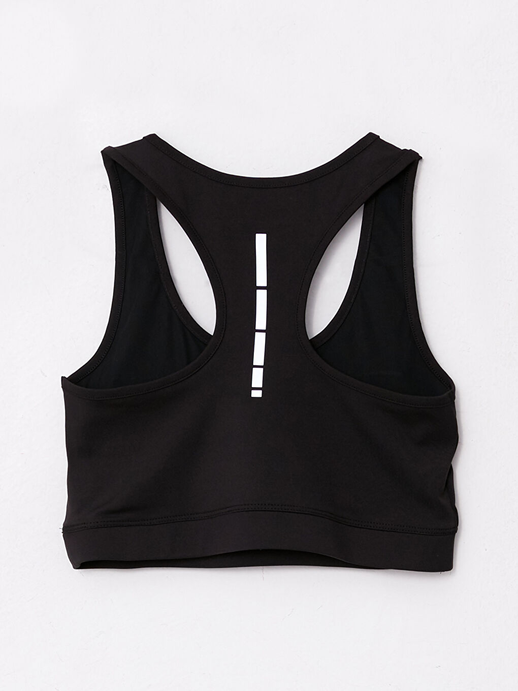 Siyah U Yaka Baskılı Kadın Outdoor Büstiyer-6