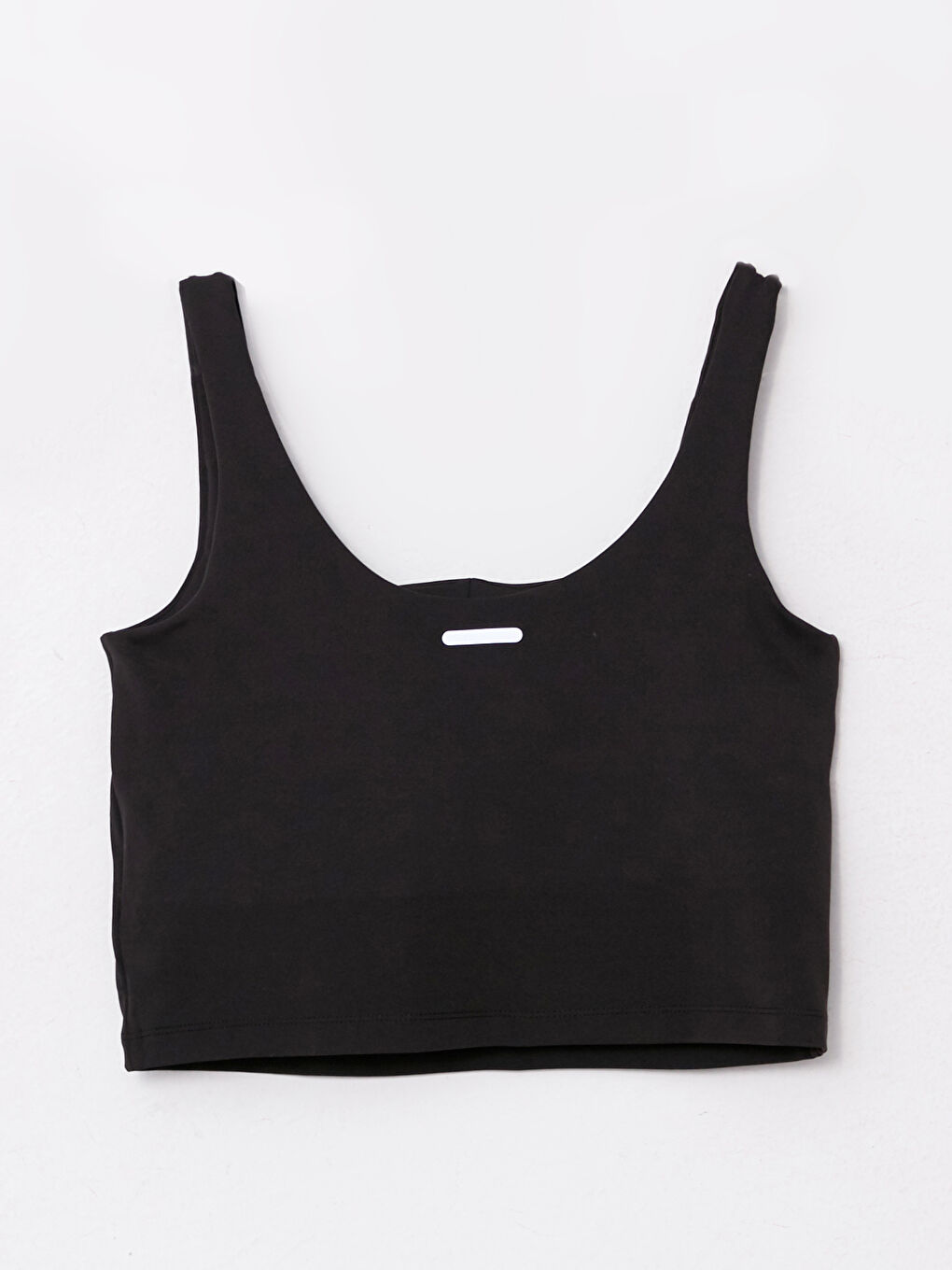 Siyah U Yaka Baskılı Kadın Outdoor Atlet-6