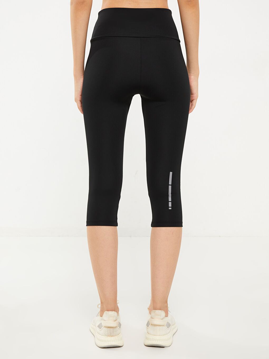 LCW OUTDOOR Siyah Beli Lastikli Baskılı Kadın Outdoor Tayt - 3