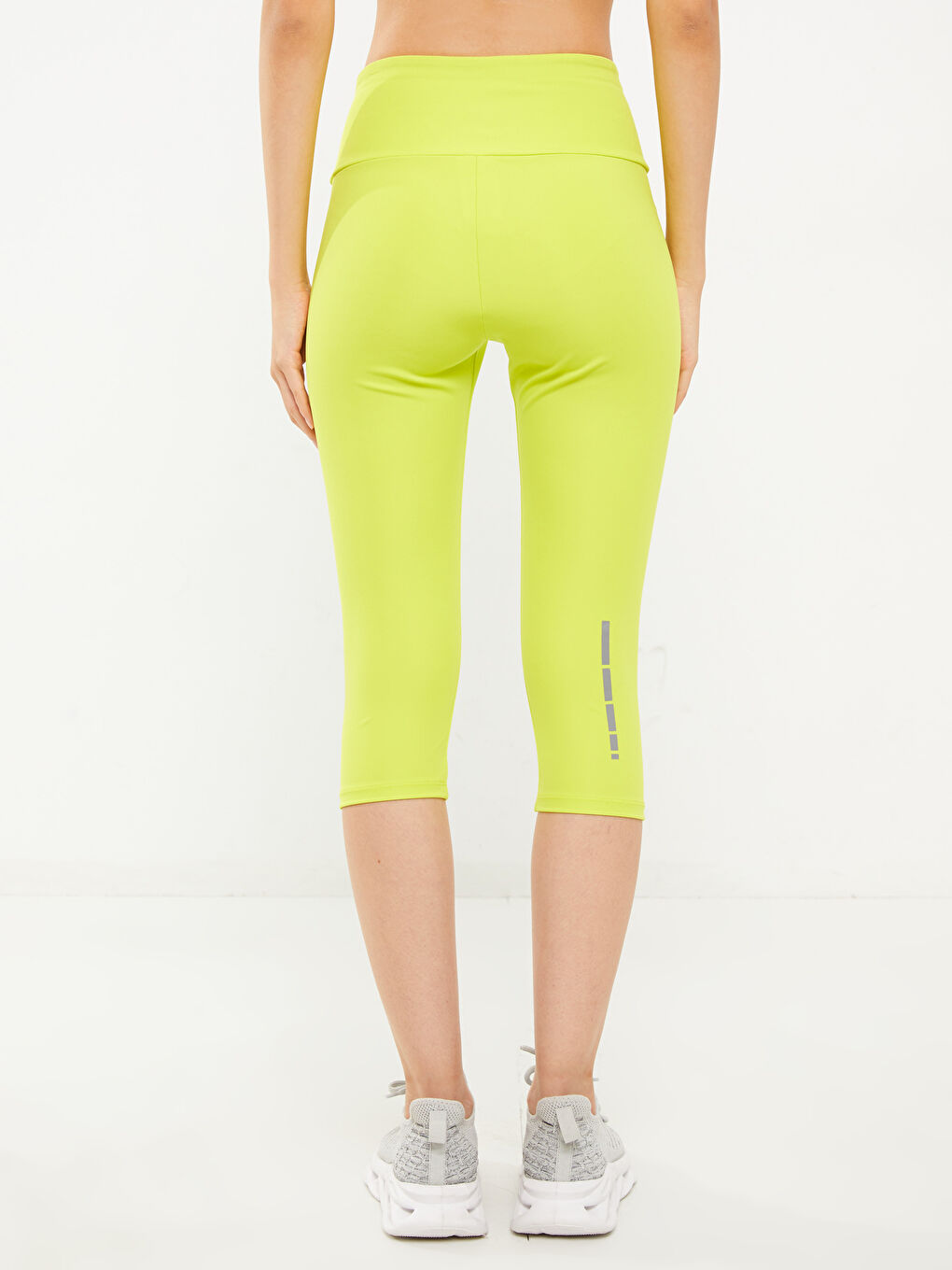 Beli Lastikli Baskılı Kadın Outdoor Tayt-4