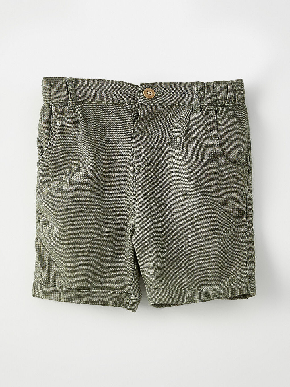 Grandad Collar Short Sleeve Printed Baby Boy Shirt Vest and Shorts 3-Pack Set-5