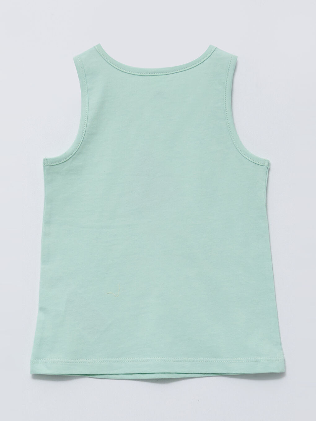 Ekru Bisiklet Yaka Baskılı Kız Bebek Atlet 2'li-3