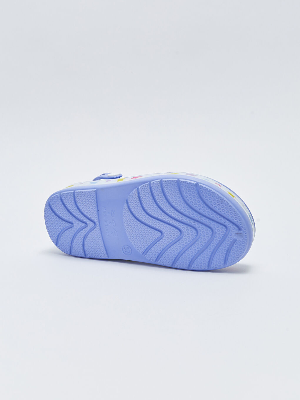 Lila Baskılı Toka Detaylı Kız Çocuk Plaj Sandaleti-3