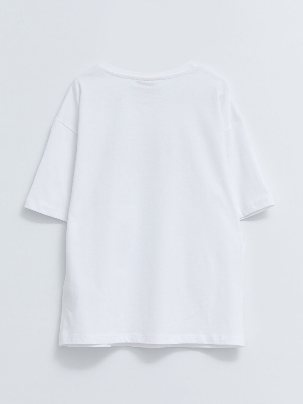LCW Kids Crew Neck Nostalgic Monkey Printed Short Sleeve