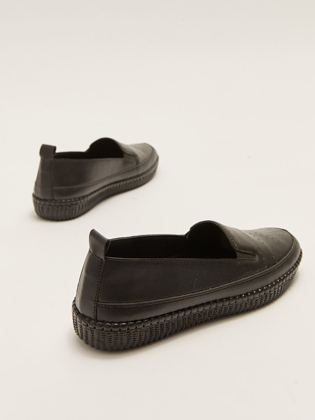 Faux Leather Women's Classic Shoes-4