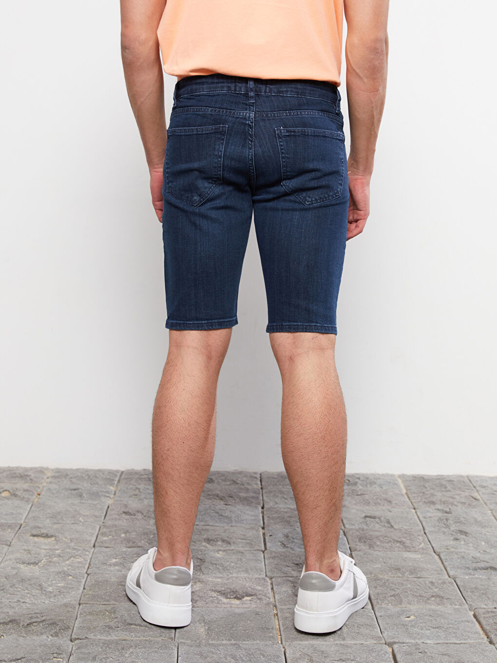 Slim Fit Mens Jean Shorts -S2JU96Z8-309