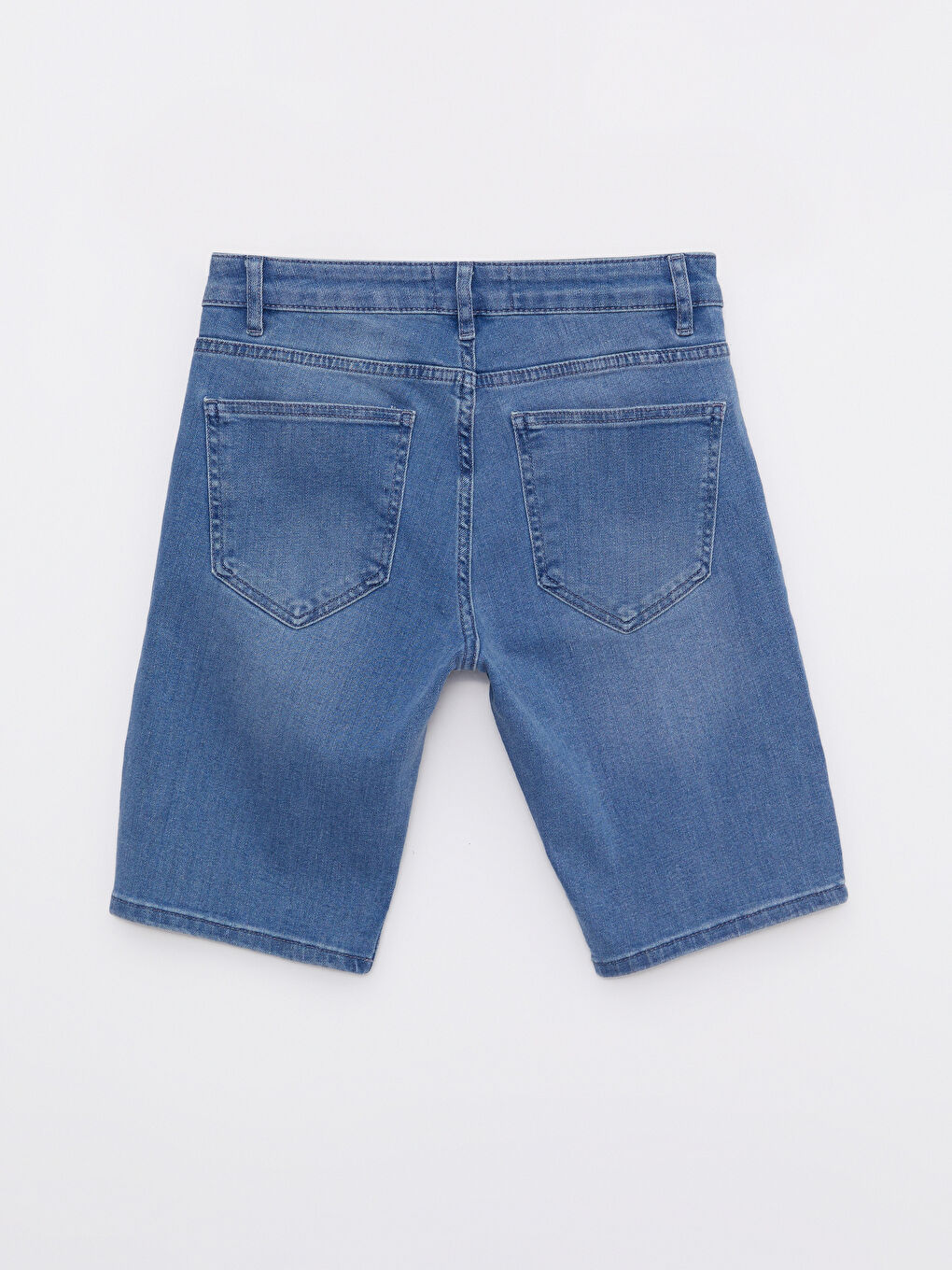 Skinny Fit Men's Denim Shorts-6