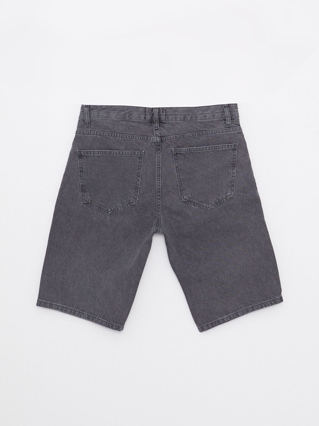 LCW Jeans Gri Standart Kalıp Erkek Jean Şort - 6