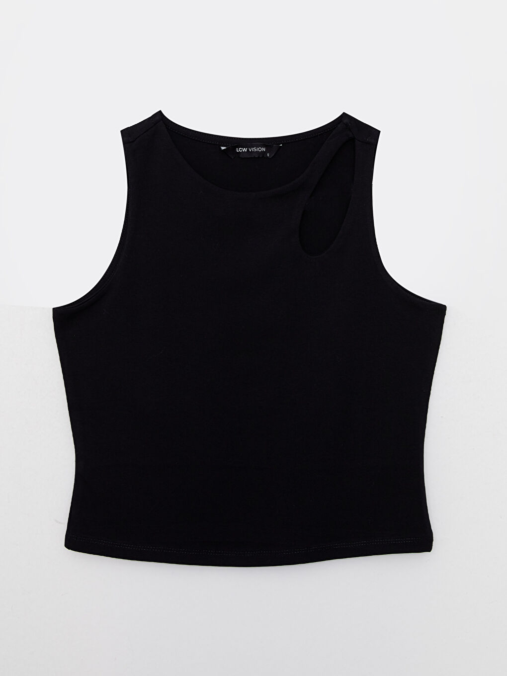 Žena CRNA Majica bez rukava-5