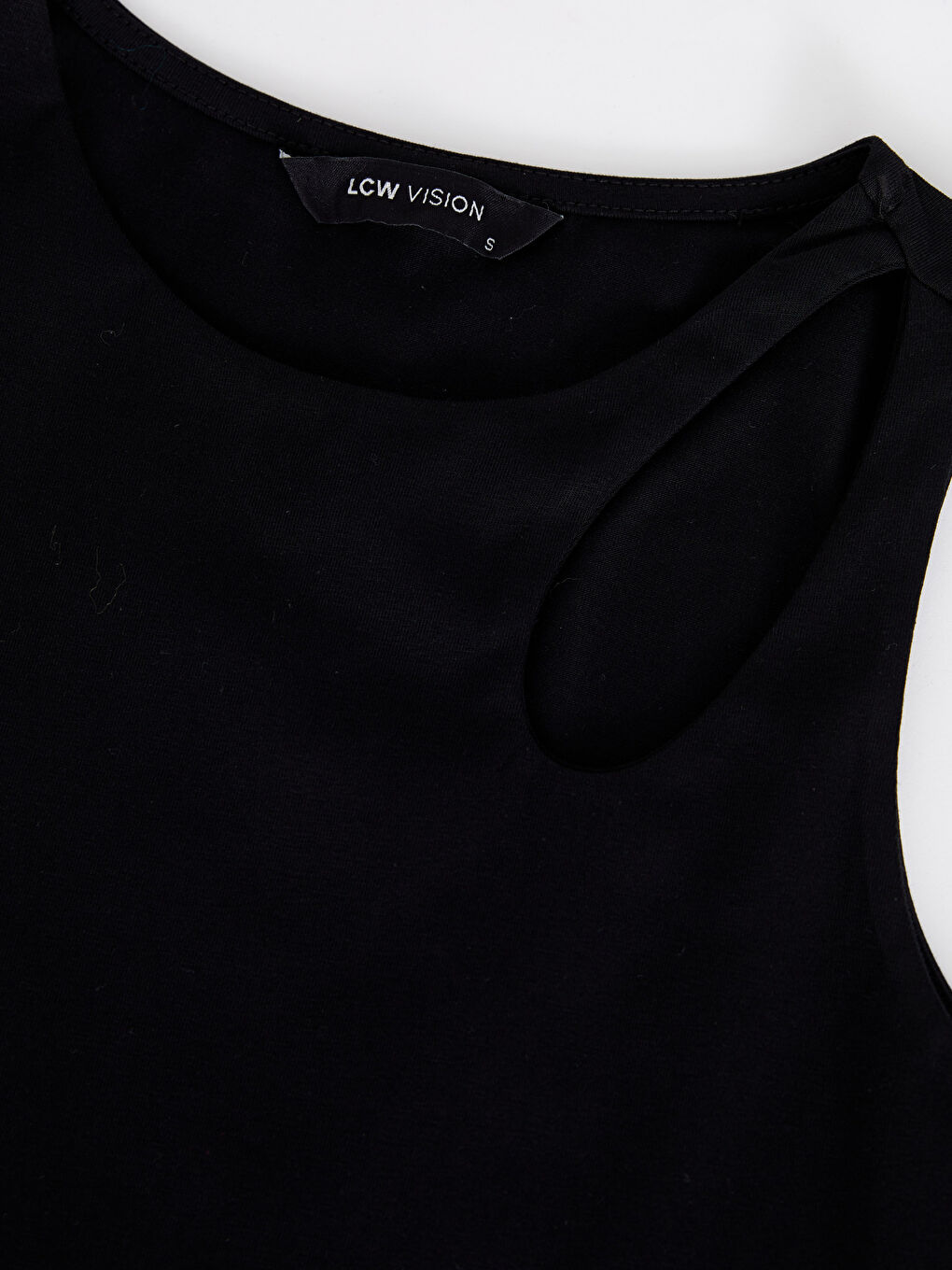 Žena CRNA Majica bez rukava-7