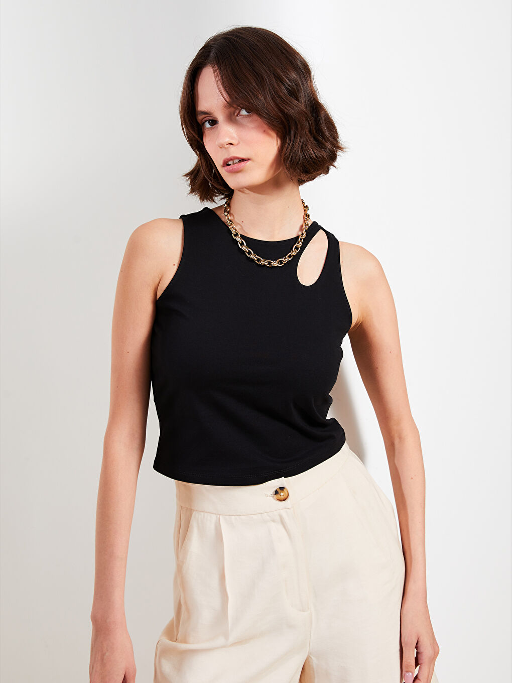 Žena CRNA Majica bez rukava