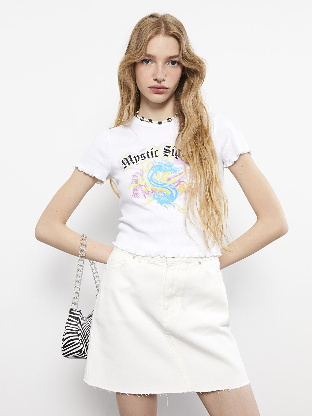 【U LAN】Love You Printed Crop Short Sleeve Roxy Groove Raglan Short Sleeve Color Block Cropped Graphic