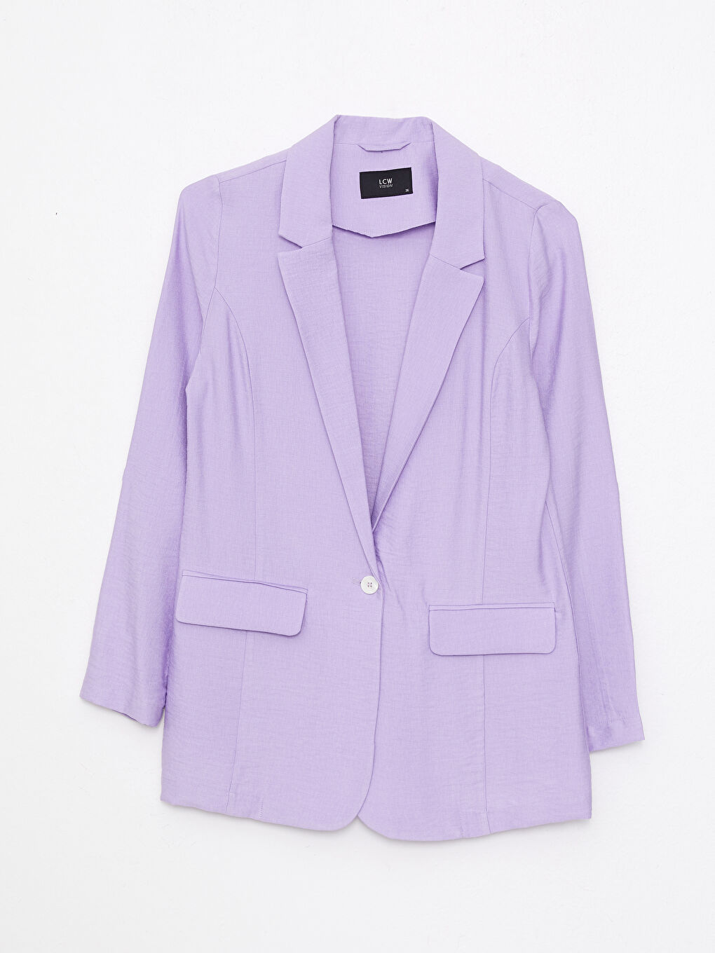 Veste Blazer à Boutons Manches Longues Régulier pour Femmes-6
