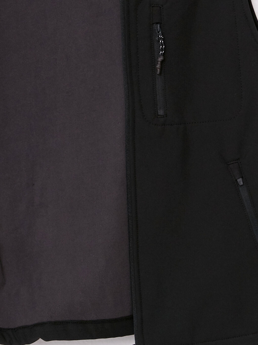 فيست خارجي مطبوع بياقة قمع للسيدات-7