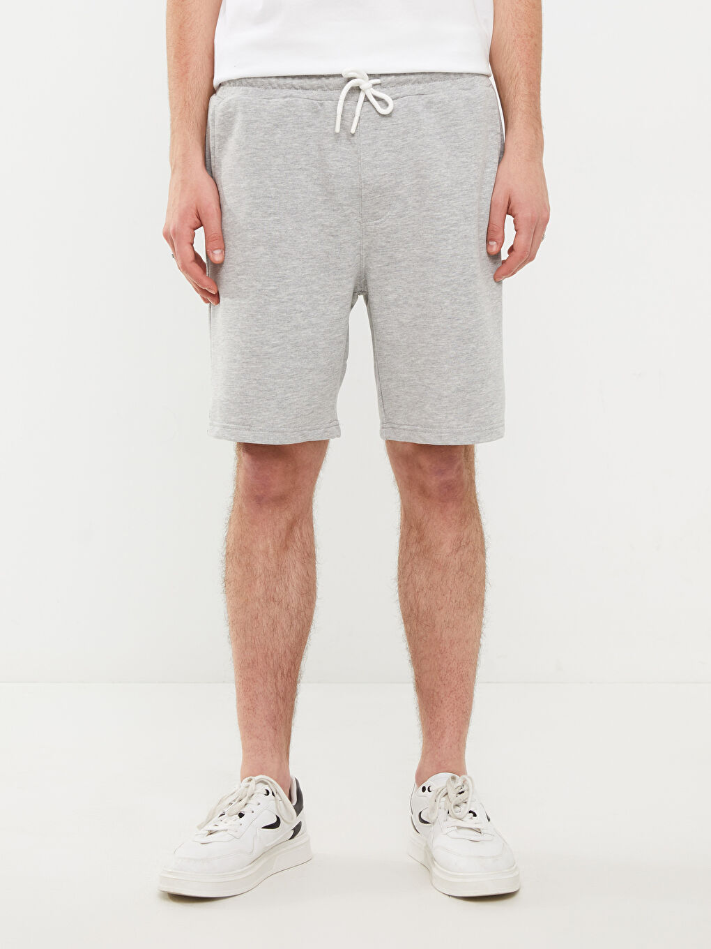 Gri Standart Kalıp Erkek Şort-3