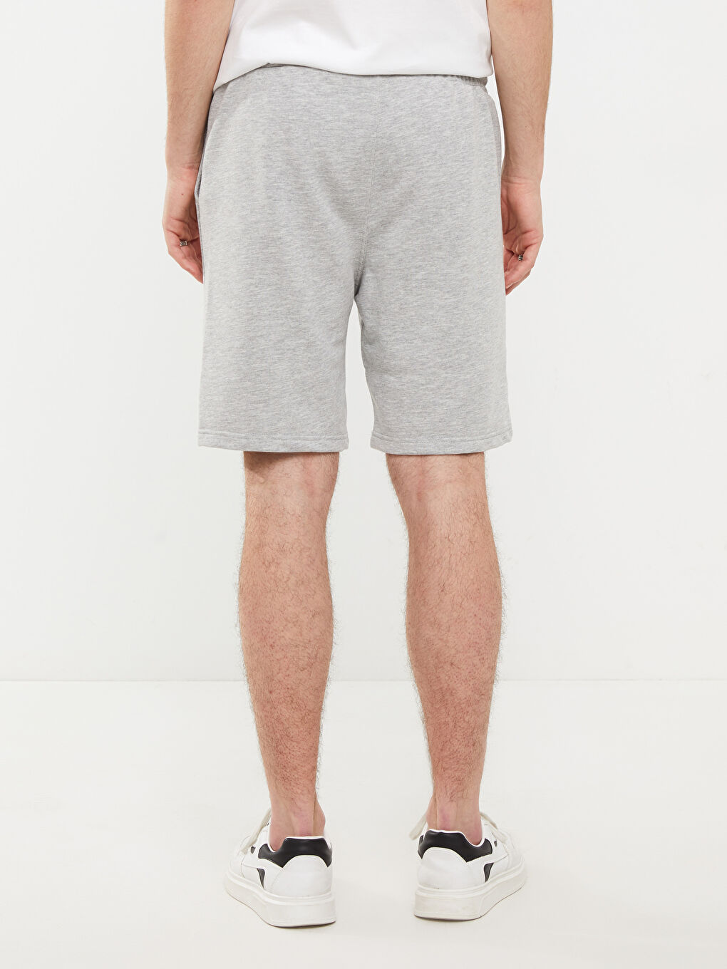 Gri Standart Kalıp Erkek Şort-4