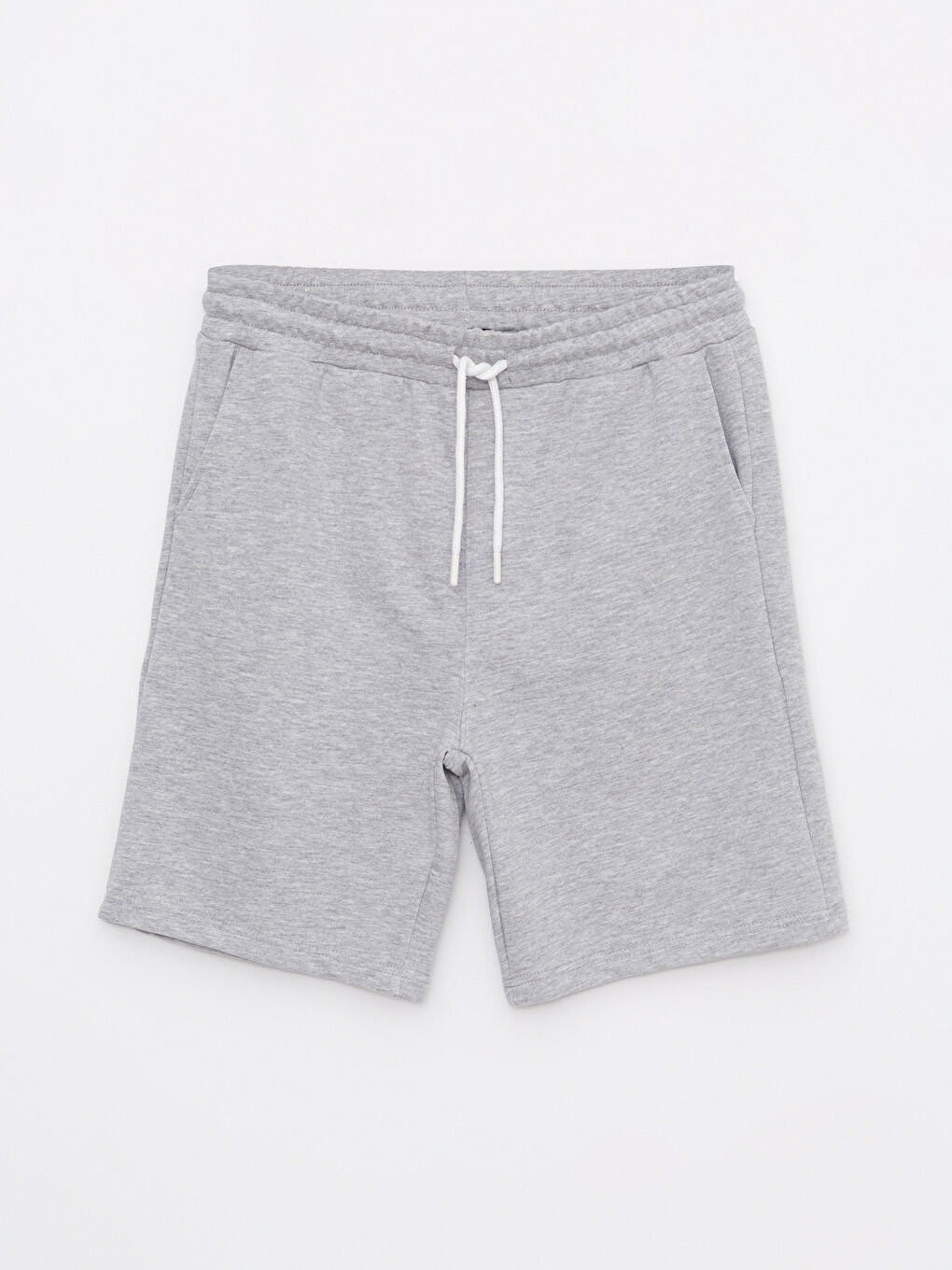 Gri Standart Kalıp Erkek Şort-5