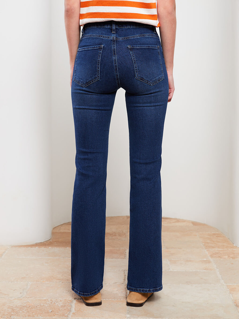 Mercury Skinny Fit Straight Pocket Detailed Women's Rodeo Jean Trousers-4