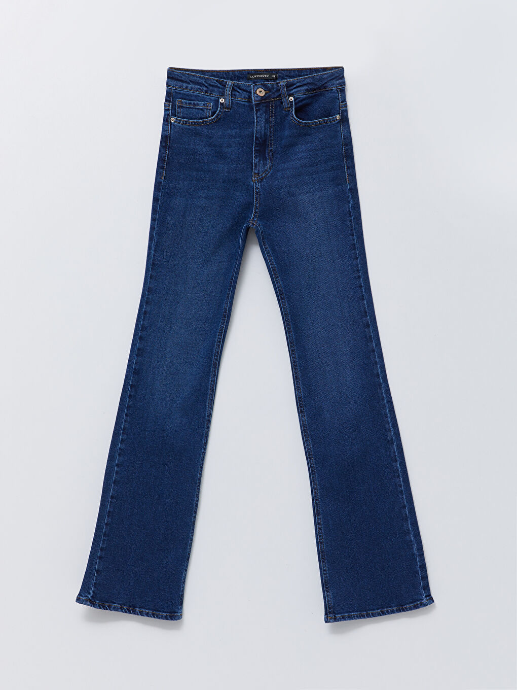 Mercury Skinny Fit Straight Pocket Detailed Women's Rodeo Jean Trousers-5