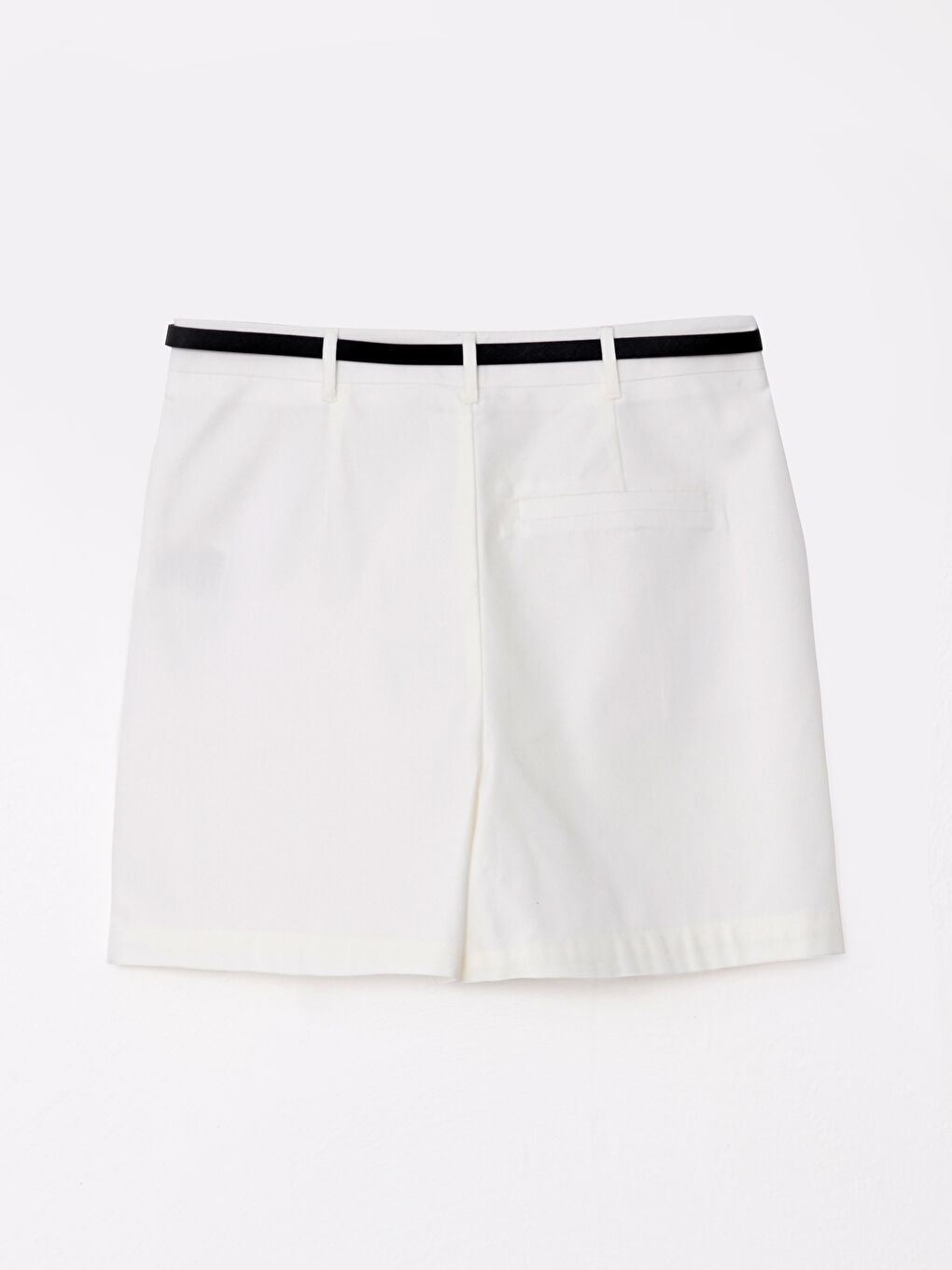 Standard Fit Plain Pocket Detailed Gabardine Women's Shorts -S2K024Z8-R9K