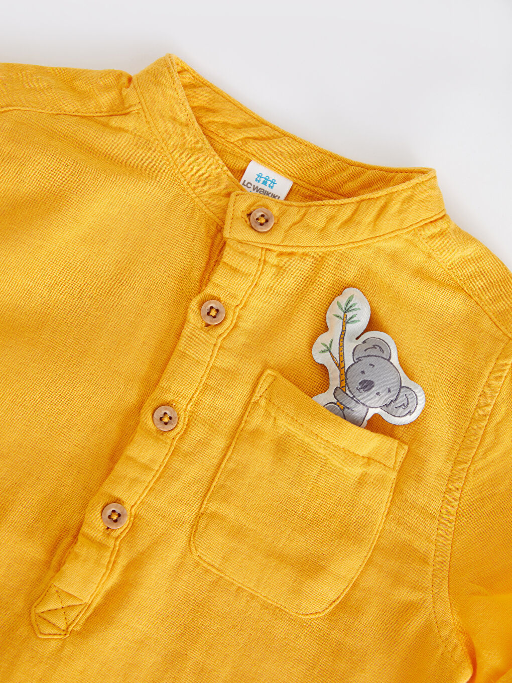LCW baby Chemise à Col Mao à Manches Courtes pour Bébé Garçons -S2K056Z1-G4Y