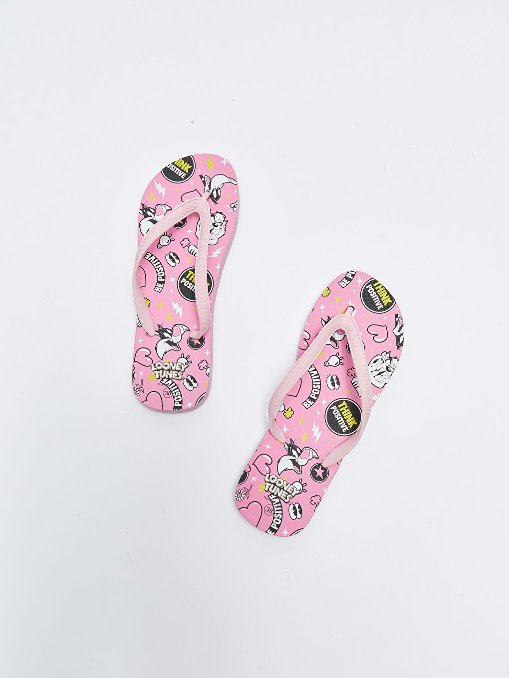 Karışık Sylvester Lisanslı Parmak Arası Kadın Plaj Terliği-2