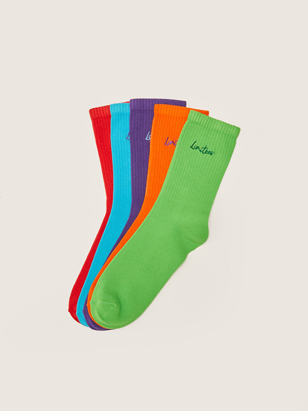 Karışık Nakışlı Erkek Soket Çorap 5'li