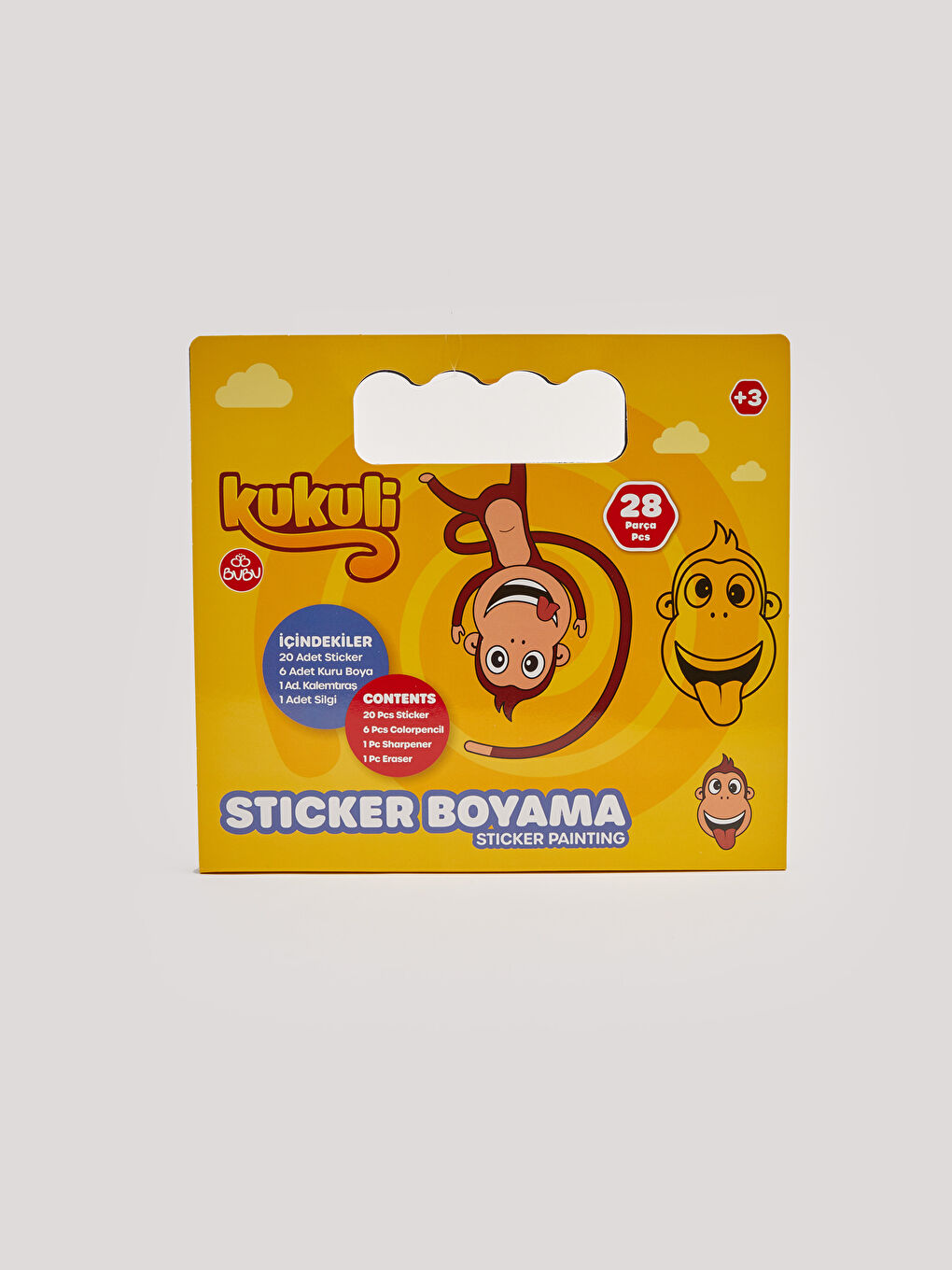 Kukuli Kukuli Sticker Boyama Seti 28 Parça