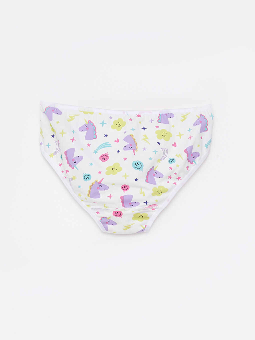 LCW Kids Square Collar Printed Strap Cotton Girls' Tank Top and Panties -S2K341Z4-LU8