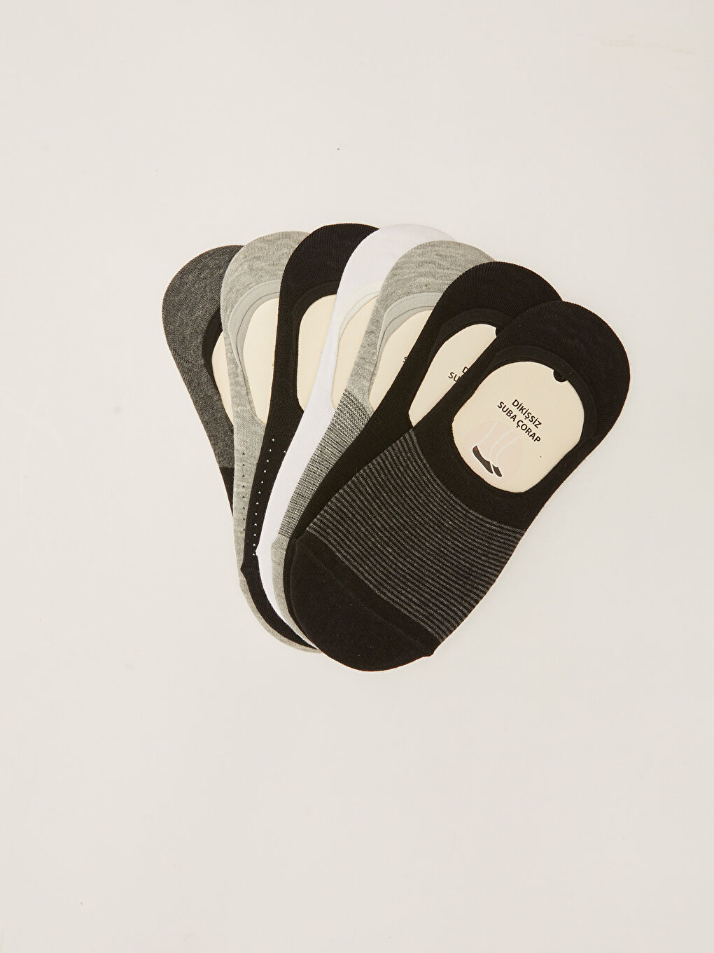 Patterned Men's Ballet Socks 7 Pieces