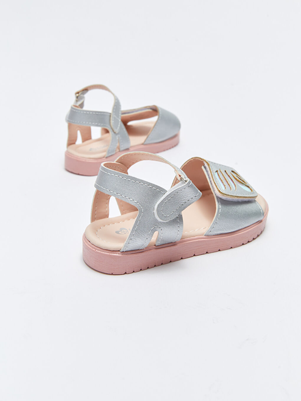 ჰოლოგრამის ნაბეჭდი ჰუკი და ლუპი დახურვით გოგონას სანდლები-4