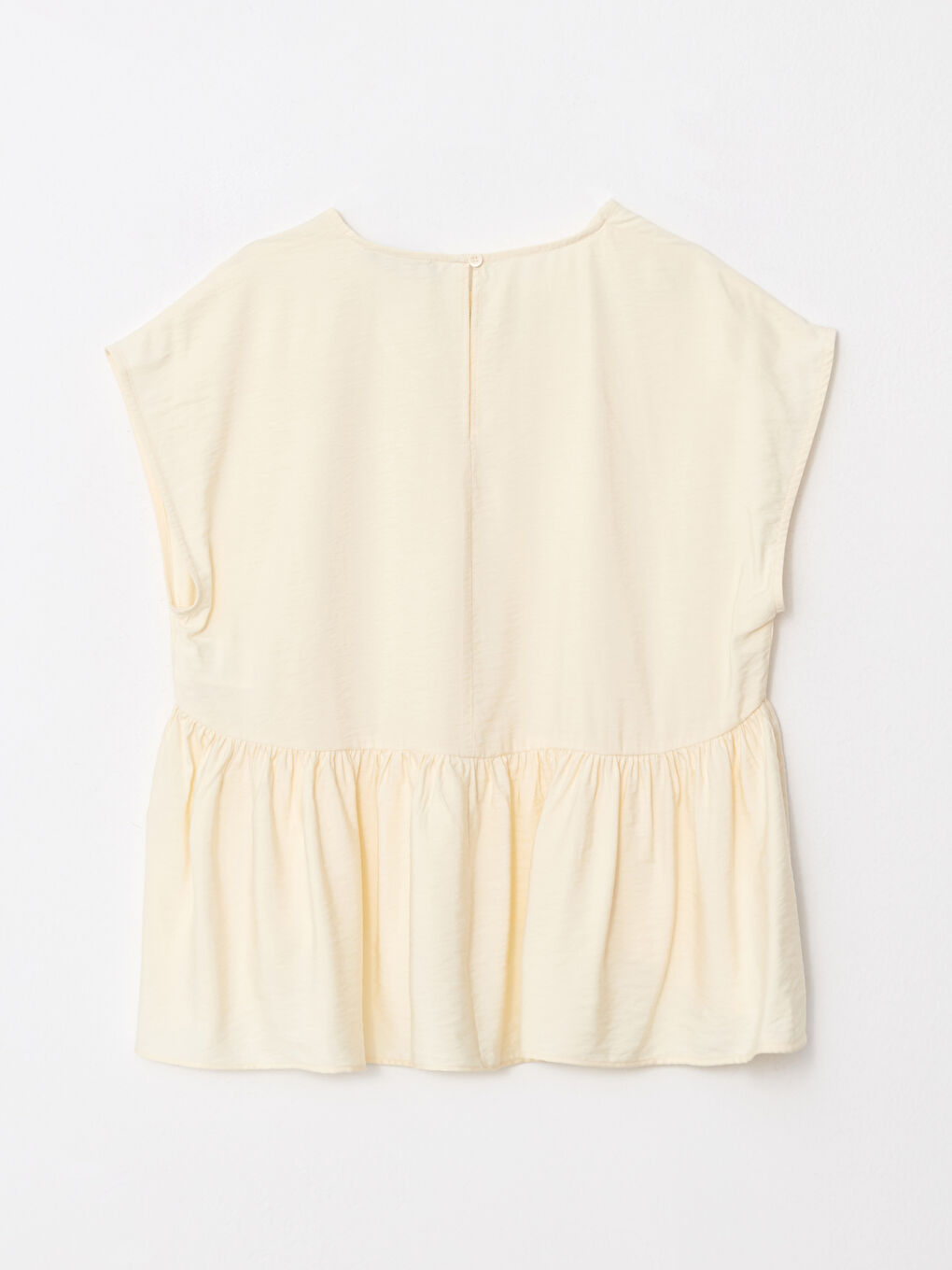 Blouse pour Femmes Grande Taille Col Rond Droite Manches Courtes-6